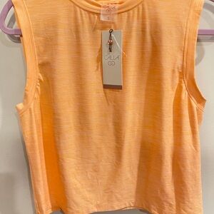 CALIA by Carrie Underwood Apricot Wash Mockneck Tank